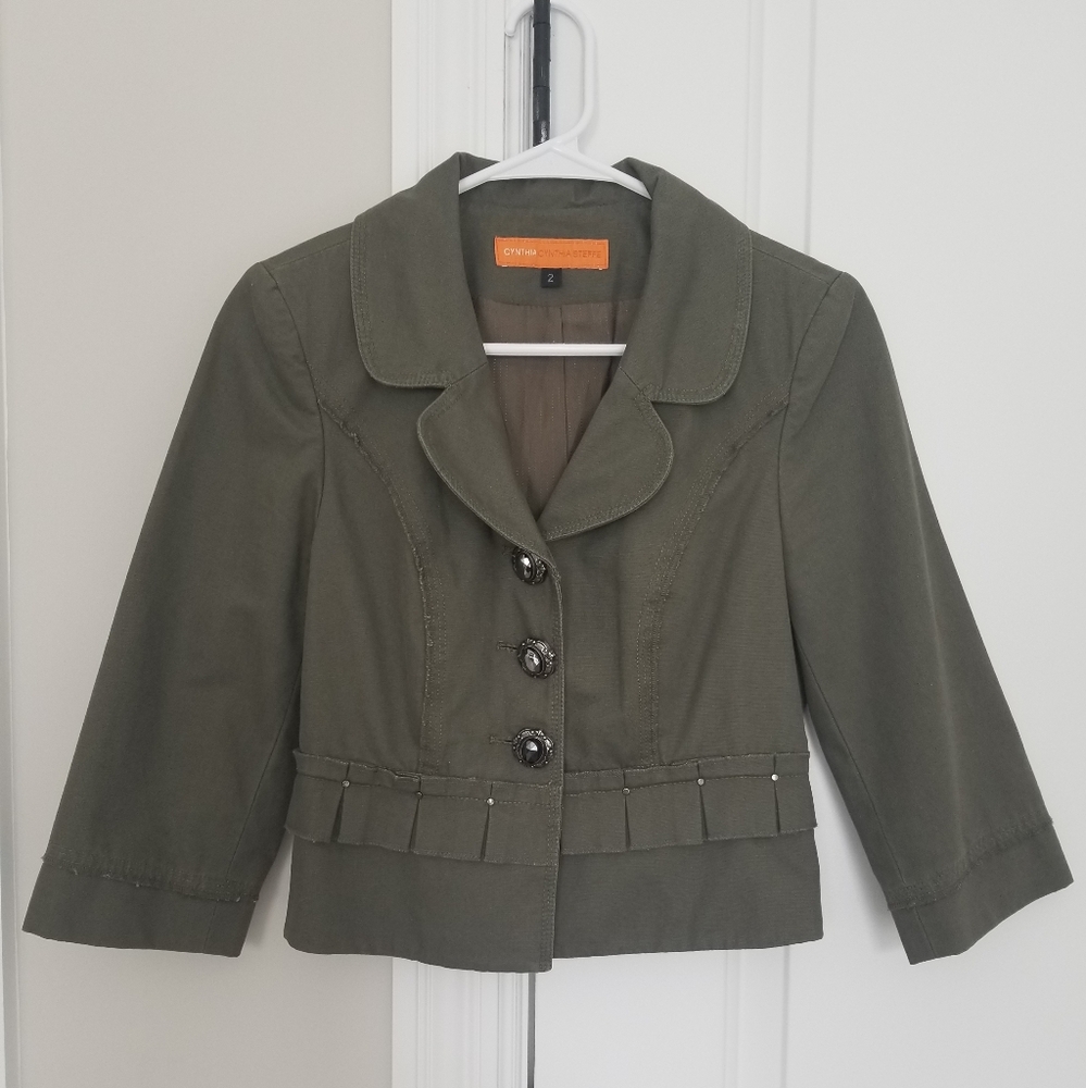 Cynthia Steffe Miliary Jacket